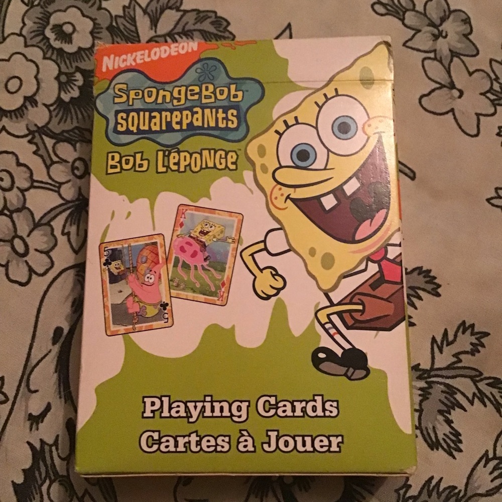 2005 Viacom Spongebob Squarepants Playing Cards